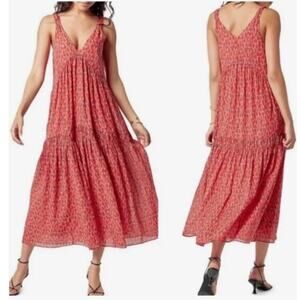Joie Tea Rose Sleeveless Tiered Maxi‎ Dress - Size Medium Cottagecore  (2875)